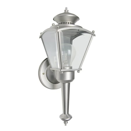 Designers Fountain Kinsley 15.5in Pewter 1-Light Outdoor Line Voltage Wall Sconce, Bulb Not Included 30223-PW